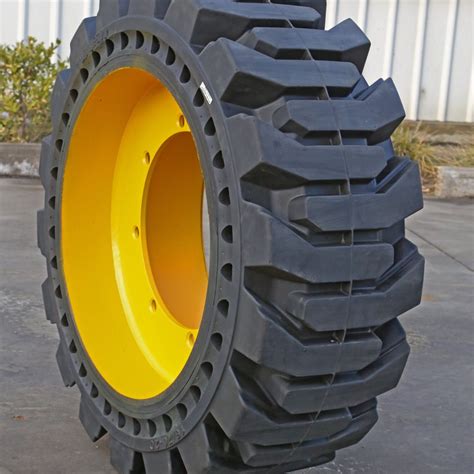 Solid Skid Steer, Backhoe & Telehandler Tires